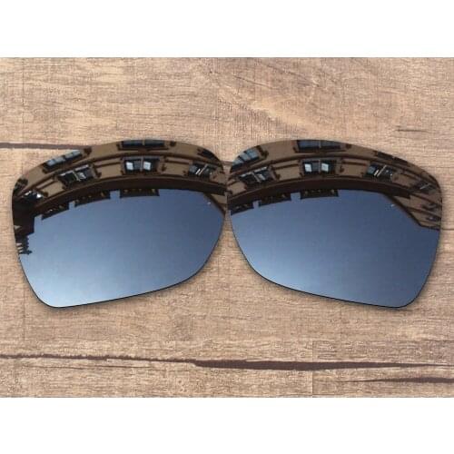 Vonxyz Black Mirror Polarized Replacement Lenses for-Oakley Deviation Frame