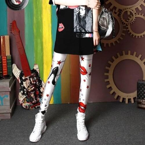 Легинсы с принтом EACHIN China At AliExpress