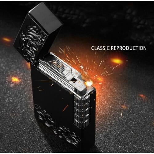 Efillable Gas Lighter Ciggarettes Ignition Inflatable Butane Spray Gun Cigar Cigarettes Lighters No Gas Tobacco Accessories
