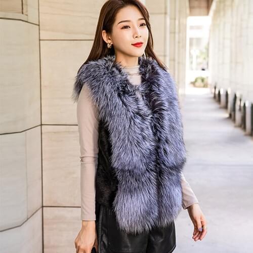 Fu Sheng Fang Silver Fox Fur Coats