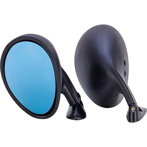 2PCS Classic Wing Mirrors Vehicle Auto Car Exterior Blue Glass Side Flat Mirrors