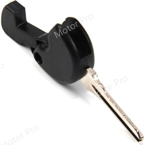 Uncut Blade Blank Key For Piaggio MP3 500 Motorcycle Replacement Accessories With Logo Red BLACK