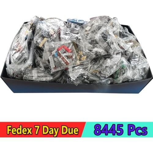 Big Movie Building Blocks Millennium Falcon Spaceship Stars 8445Pcs Compatible 75192 05132 Sets Bricks Toys