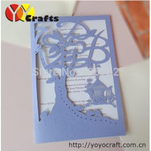 Lovely birdcage wedding invitation cards wedding/party/birthday, cheap wedding invite cards
