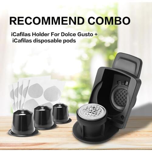 Refillable Original Coffee Pods Adapter New Upgrade Of Nespresso Original Capsule Holder For Dolce Gusto Machine Transform Tool