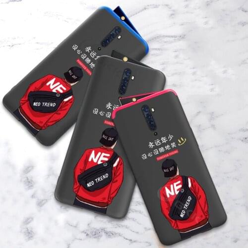 Fashion Lifting Camera Protection Case For Oppo Reno 2 Anti-knock Full Protection Hard Matte Cover For Oppo Reno 2 Case Coque