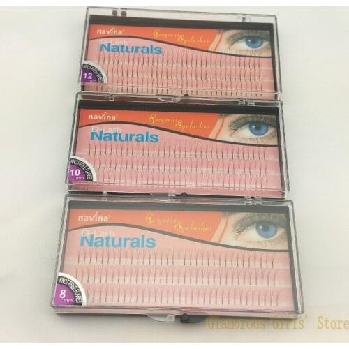 Soft mink eyelash black 3d false eyelash Free shipping 3 strands per cluster without knot individual flare eyelash extension