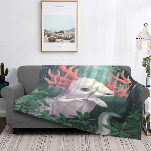 Axolotls - Axolotl 157 Blanket Bedspread Bed Plaid Canape 150X190 Cover Bed Quilt Thick