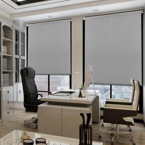 Window Roller Blinds Curtain Zebra Motorized Cellular Shades Cordless Honeycomb Double