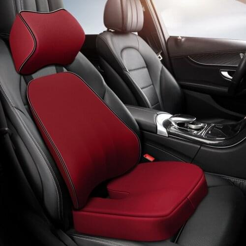 Car Neck Headrest Pillow Car Accessories Cushion Auto Seat Head Support Neck Protector Automobiles Seat Neck Rest Memory Cotton