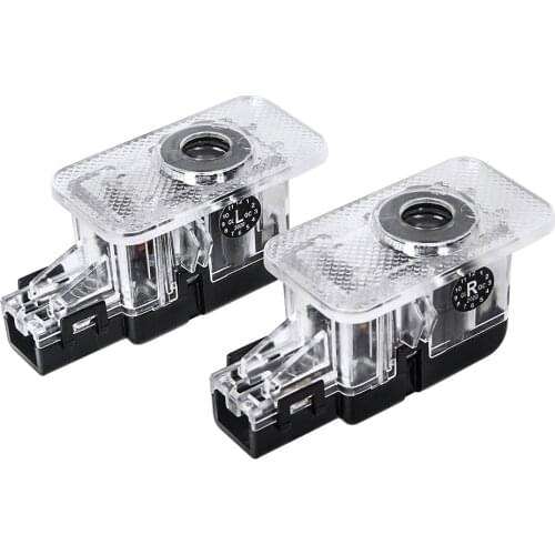 2PCS Car Door LED Logo Laser Projector Lights For VOLVO S80 S60 S80L S60L V60 V40 XC60 XC90 Ghost Shadow Welcome Lamp