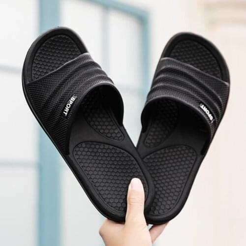 PUPUDA slippers MEN summer new lightweight classic One-word drag fashion House Slippers comfy sandals big size12 Beach shoes