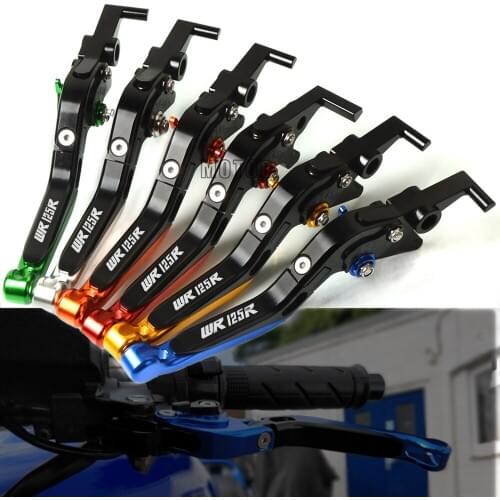 Motorcycle Brake Clutch Levers For YAMAHA WR 125 R WR 125R WR125 R 2012-2016 Adjustable Folding Brake Levers