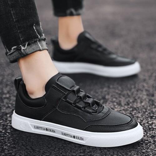 Sapatos sport men Mens mens casual spring man s causal fashion sale para Sneakers leather black 39 slip Sneaker informales for