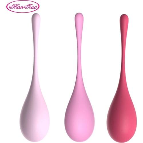 Man Nuo Silicone Kegel Balls Ben Wa Ball Female Vaginal Tightening Exercises for Women Vagina Geisha Ball Adult Erotic Sex Toys