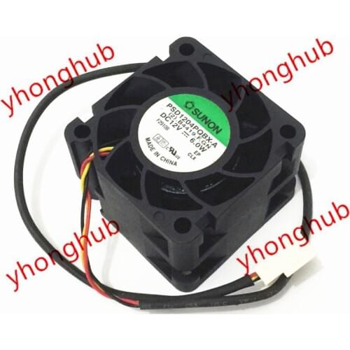 SUNON PSD1204PQBX-A (2).B4419.F.GN DC 12V 6W 3-wire 40x40x28mm Server Cooling Fan