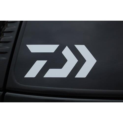 For Daiwa Sticker Fishing Vinyl Die Cut Decal Rods Reels Fish Boat Truck Window V243 Car Styling