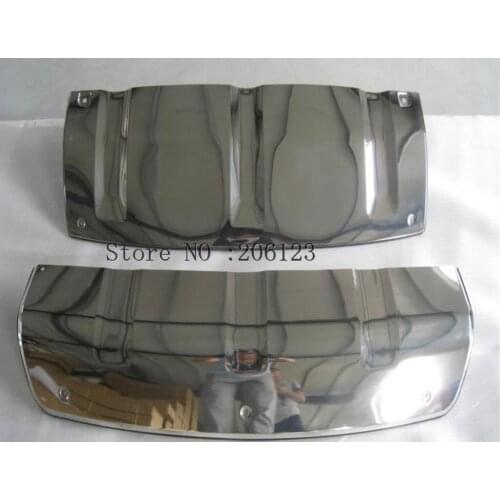 Stainless Steel Front Rear Bumper Diffuser Protector Guard Skid Plate Fit For Land Rover Discovery Sport 2016 2017 2018