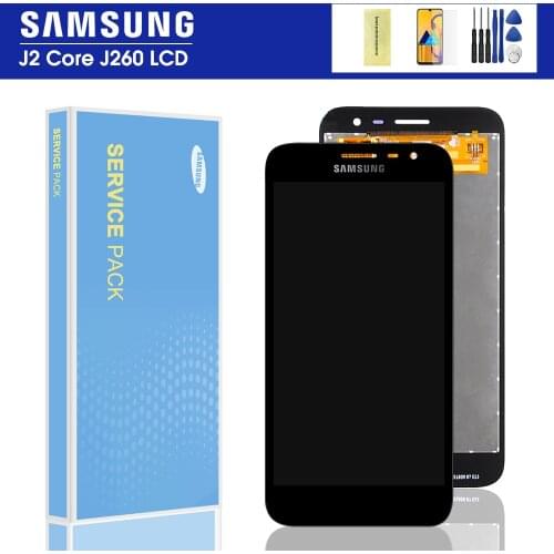 Original J260F LCD For Samsung Galaxy J2 Core 2018 J260 J260M/DS J260F/DS J260G/DS LCD Display Touch Sensor Digitizer Assembly