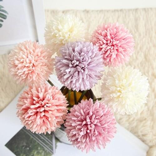 1 Pcs Simulation Artificial Flower Fake Dandelion Bouquet Home Wedding Party Decoration C66