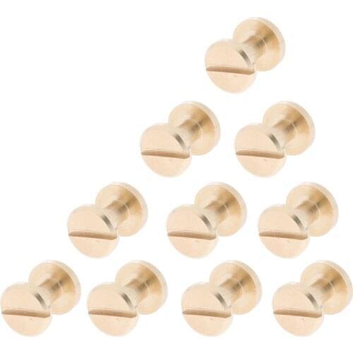 10pcs Double Head Rivets Rustproof Button DIY Sewing Garment Jeans