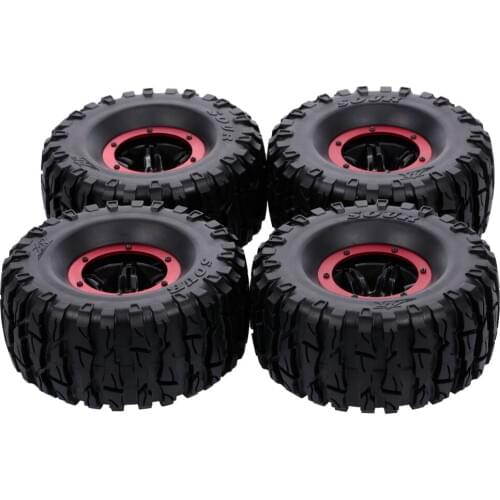 4pcs 135mm 2.2 Inch Rim Rubber Inflatable Tire Wheel for RC Car Traxxas HSP Redcat RC4WD Tamiya Axial SCX10 D90 RC Rock Crawler