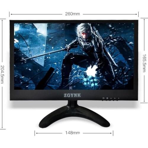9'' Inch Monitor with HDMI /AV/VGA/BNC HD Input Computer desktop TFT LED LCD monitor 1920X1080 HD