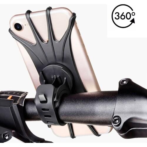 Baby Stroller Accessories Mobile Phone Holder Universal 360 Rotatable Phone Stand Bike Mount Bracket for Baby Carriage Pram Cart