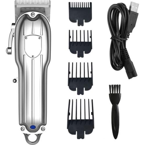 Cord cordless hair trimmer for men barber shop adjustable hair clipper professional rechargeable electric hair cutting tool
