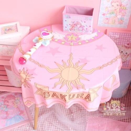 Cardcaptor Sakura Large Computer Keyboard Office LongTable Mat Desk Home Party Decorative Tablecloth Cover for Girl