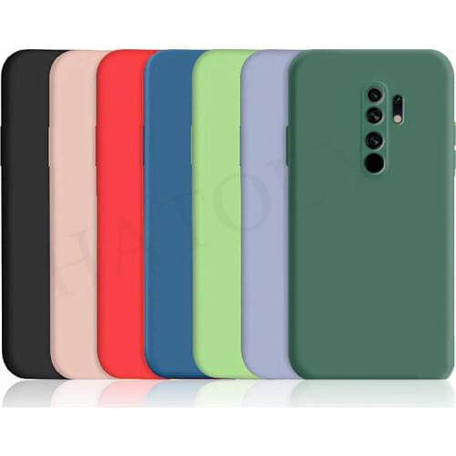 For Xiaomi Redmi 9 Power Case Cover Redmi 9C 9A 8 8A Note 9S 9 Pro 10T Lite Liquid Silicone Soft TPU Bumper Phone Case Poco X3