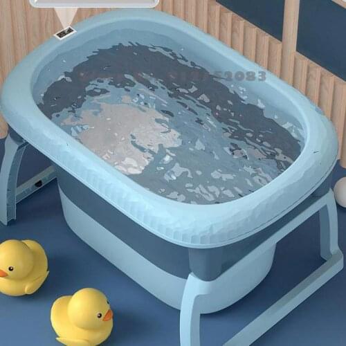 Baby Bathtub Baby Bathtub Childrens Bathtub Foldable Household Sitting And Lying Large Childrens Bath Swimming Bucket