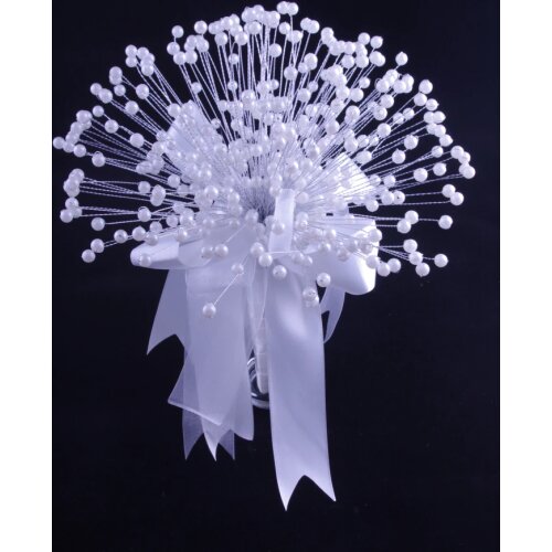 HOT SALE!!! 6 X Beautiful Bridal Pearl Bouquet in White Wedding Flowers For Wedding Decoration ( Free Shipping By EMS)