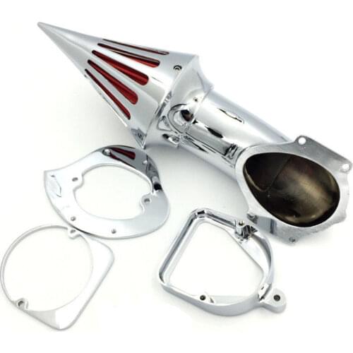 Chrome Spike Air Cleaner Kit Intake Filter For 1998-UP Honda Shadow Spirit ACE 750 Motorcycle Accessories Parts