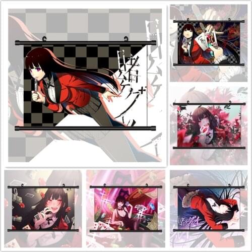 Kakegurui Jabami Yumeko Anime Manga HD Print Wall Poster Scroll
