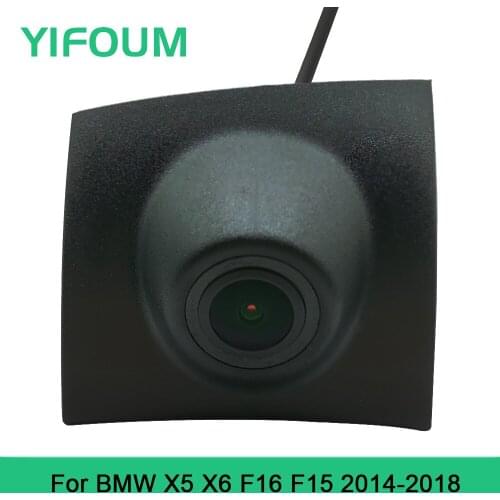 YIFOUM HD CCD Car Front View Parking Night Vision Positive Waterproof Logo Camera For BMW X5 X6 F16 F15 2014 2015 2016 2017 2018