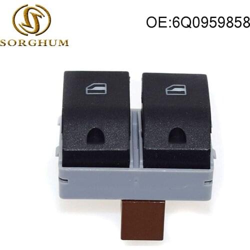 Electric Power Front Window Switch Button 6Q0959858 6Q0959858A For Seat Ibiza Cordoba 02-09