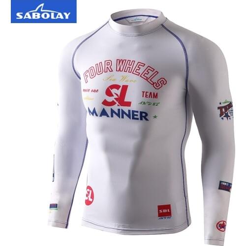 Diving suit Sun protection clothing Professional Long sleeve Swim Trunks Nylon Lycra swimming suits wet suits for men