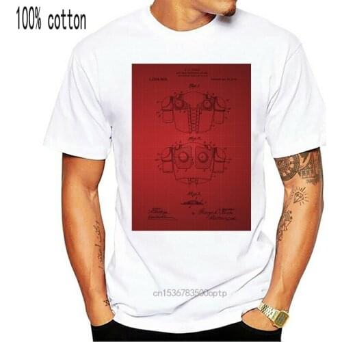Football Shoulder Pads Patent 1913 - Burgundy MenS T-Shirt