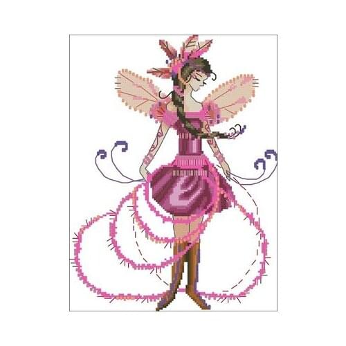 NC217 Black Forest Elf Counted Cross Stitch 11CT 14CT 18CT Cross Stitch Kits Embroidery Needlework Sets