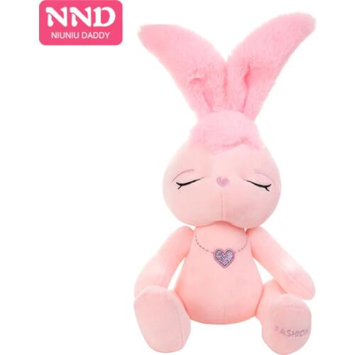 Niuniu Daddy Plush Toys Bunny Stuffed Animals Peluches Floppy Ear Kawaii Soft Rabbit Baby Plush Doll For Children Birthday Gifts