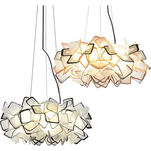New Design Clizia Suspension Lamp Colorful Pendant Lights Flower Led Hanging Light Bedroom Light Cafe Lights Free Shipping