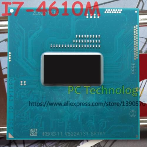 Original Intel Core I7-4610M SR1KY CPU I7 4610M processor 3.00GHz-3.70GHz L3=4M Dual core free shipping ship out within 1 day