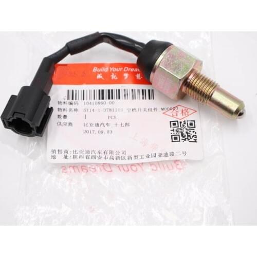 Neutral switch for BYD F3 G3 L3 G3R Transmission shift control switch 5T14-1-3781100
