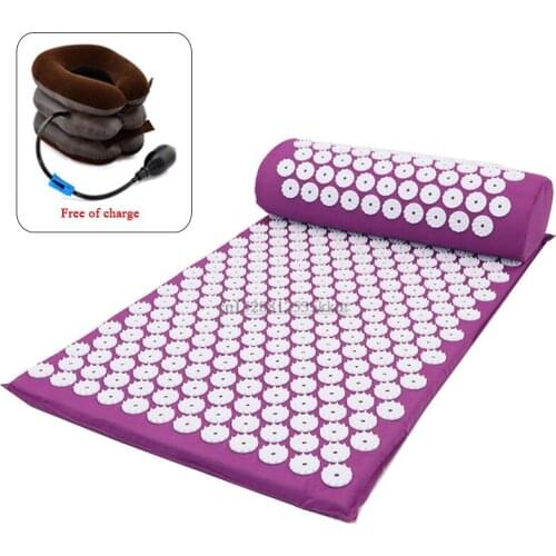 Massager Pillow Relieve Stress Pain Acupuncture Spike Protect Neck Health Care Pillow Massage Cushion For Adult Man Woman