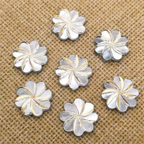 New 40PCS 14mm AB Resin Windmill Flatback Rhinestone Scrapbook DIY Craft Appliques