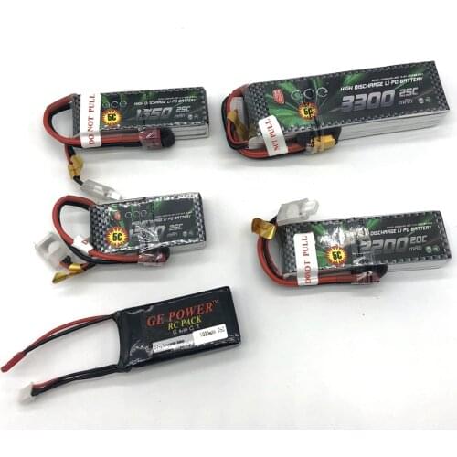RC Plane Redzone lipo 35C 6S 4500mAh 5000mAH ACE GE Battery 11.1v 1000mAh 1300mah 25c 1550mah 25c 2200mah 20c 14.8v 3300mAh 25c