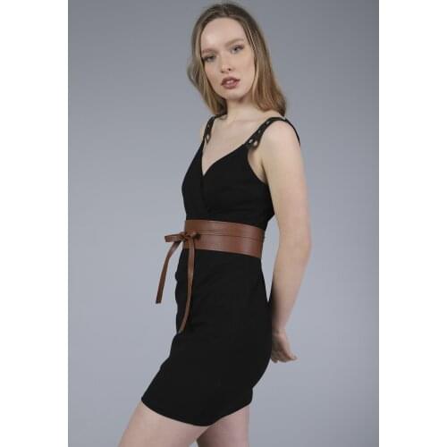 Gusset Belt Leather Belt Trend Women 'S Special Cut Belt High Quality Belt Buckle