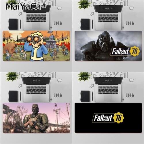Maiya Top Quality Fallout 76 Rubber PC Computer Gaming mousepad Free Shipping Large Mouse Pad Keyboards Mat