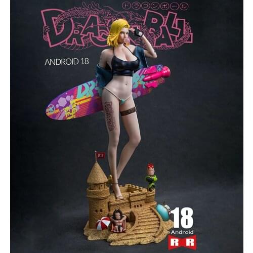Sexy Girl Android 18 GK Limited Statue Figure